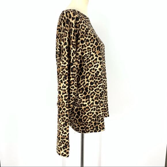 Fashion Nova Don’t Get This Twisted Off The Shoulder Leopard Print Top Medium - Picture 6 of 8